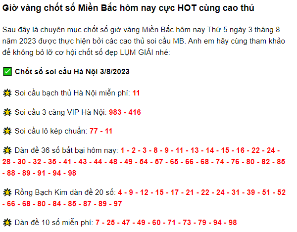 Soi Cầu Lô Vip Thủ Thuật Để Chiến Thắng Tại Các Trò Chơi Số